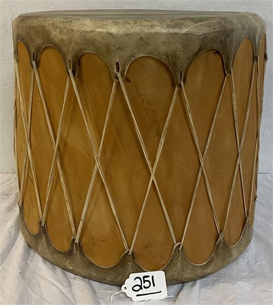 Handmade 18" Hide Drum: Handmade 18" Hide Drum