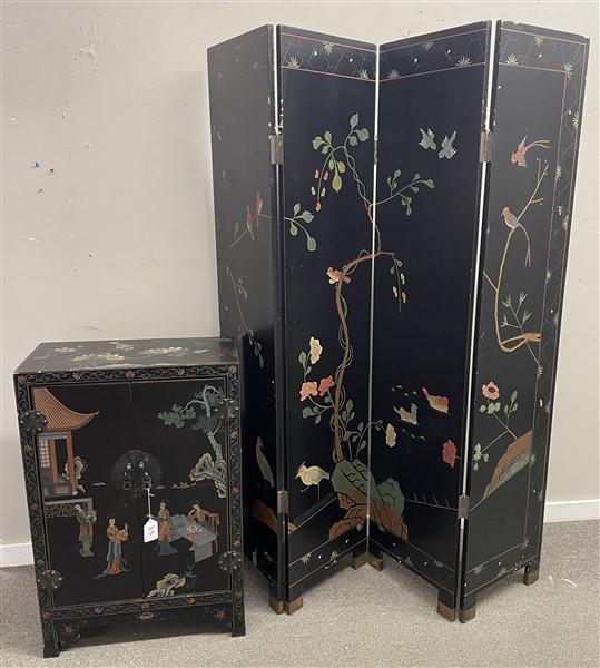 Oriental Style 2 Door Cabinet (1 of 3)