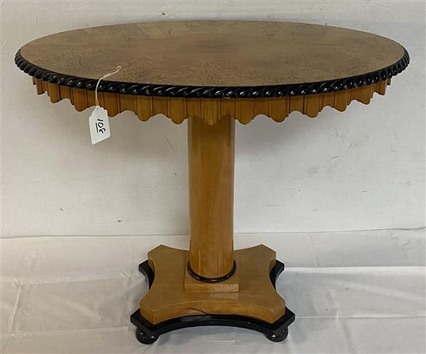 Very Pretty Oval Biedermeier Table (1 of 8)