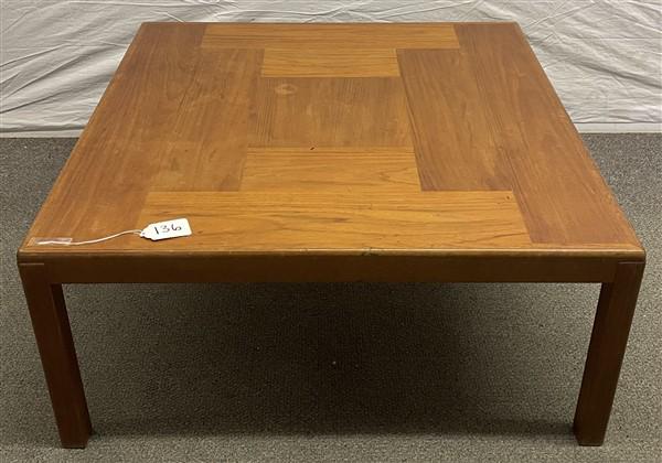 Danish Low Table- 35" squared x 16"h (1 of 6)