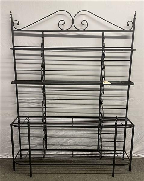 Iron Bakers Rack 60"w x 19"d x 81"h (1 of 6)