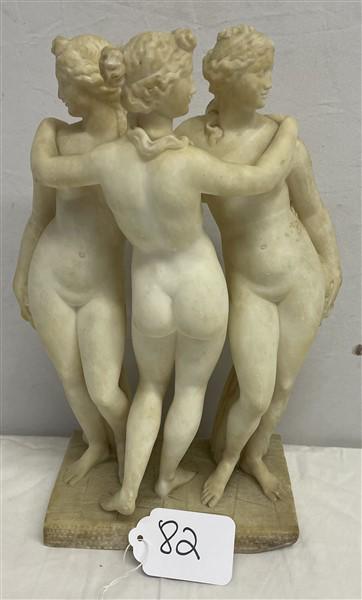 12" Alabaster Sculpture: 12" Alabaster Sculpture