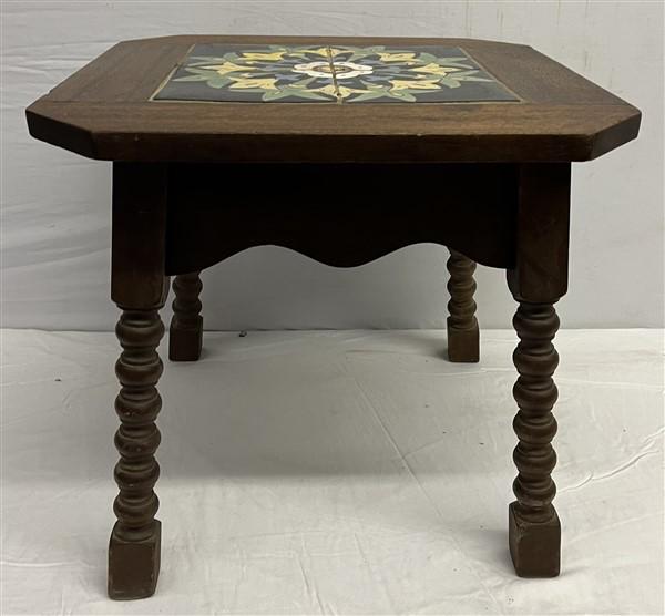 Small Tile Top Table Top is 19" squared x 18"h (1 of 4)