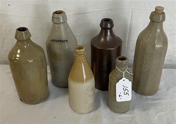 6 Pc. Lot of Country Store Bottles (1 of 12)