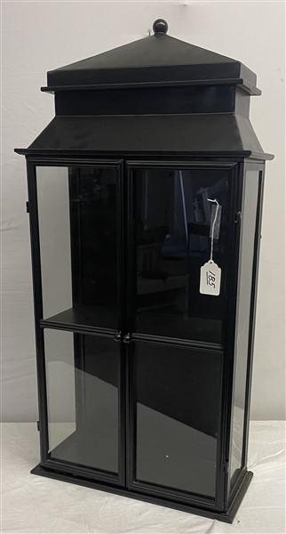 Contemporary 2 Door Metal Cabinet 21" x 43" (1 of 6)