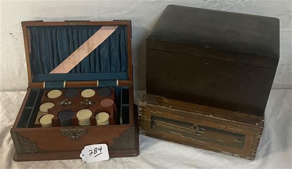 Poker Chips, Cigar Box, and Humidor: Poker Chips, Cigar Box, and Humidor
