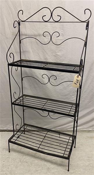 3 Tier Metal Rack 24"w x 54"h (1 of 3)