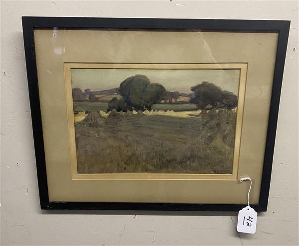 Watercolor Signed Digby 17" x 21" (1 of 4)