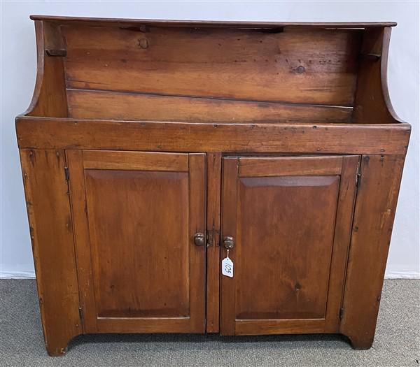 Double Door 19th Cent. American Dry sink 49"w x 21"d x 45"h (1 of 9)