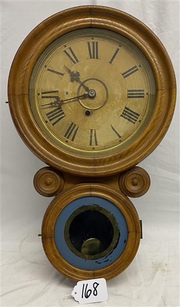 Oak Figure 8 CT Clock- Time ONLY (1 of 7)