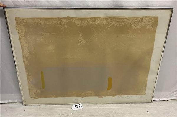 Signed John Hayland Framed and Numbered Lithograph 24" x 32.5"h (1 of 6)