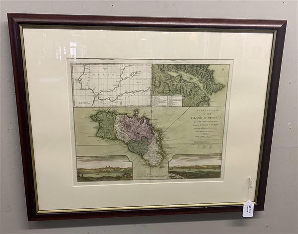 Frame Map "Islands of Minorca" 28" x 36" (1 of 8)