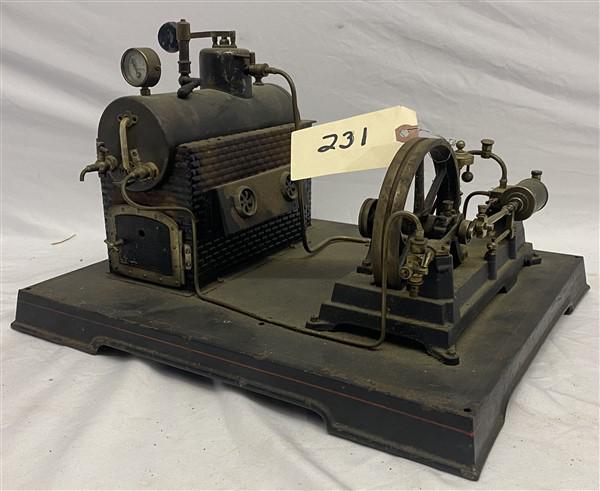 Tole and Metal Replica/ Salesman Sample Steam Driven Industrial Wheel (1 of 7)