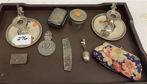 Misc. Lot of Silver Plate & ladies accessories (1 of 11)