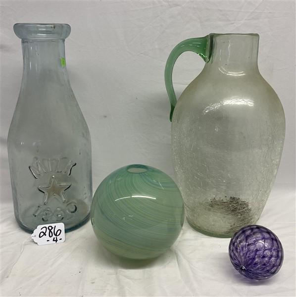 4 Glass Items (1 of 10)