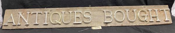 Antiques Trade Sign 66"L (1 of 5)