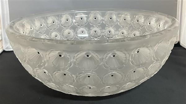 10" Lalique bowl: 10" Lalique bowl