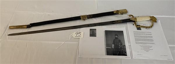 Civil war officer's sword- NY Cavalry: Civil war officer's sword- NY Cavalry