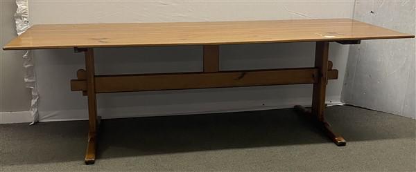 Pine country trestle table 36" x 96" x 29"h (1 of 4)