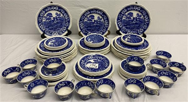 80+ pc Spode Z Blue Tower Blue & White Porcelain (1 of 10)