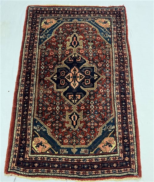100 Year Old Persian Scatter Rug 2'6" x 4'0" (1 of 2)