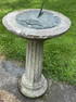 Bronze Sundial on Concrete Base