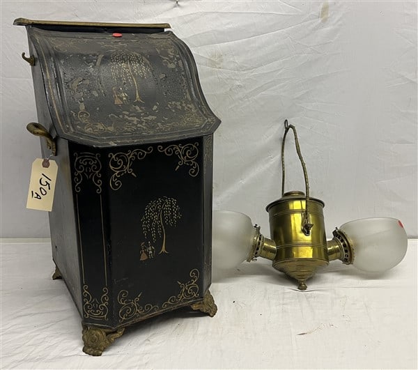 Coal Scuttle and Country Store Fixture: Coal Scuttle and Country Store Fixture