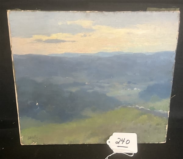 Unframed o/c, sgnd Lower Left, 12 x 14 (1 of 3)