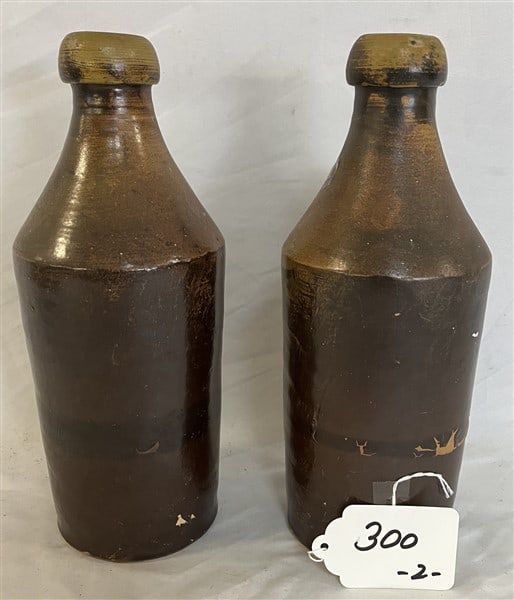 2 Early Pottery Bottles (1 of 2)