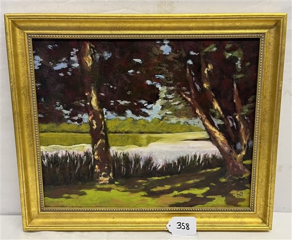 o/c Riverscape 20" x 23" (1 of 2)