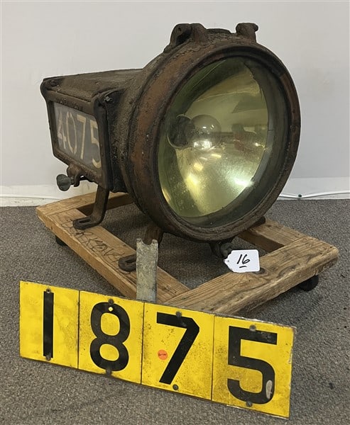 Railroad Locomotive Light!! Light is 16" diameter (1 of 3)