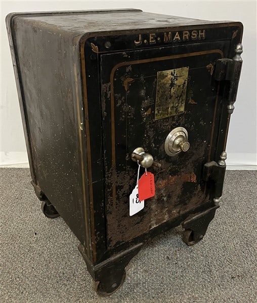 Antique J.E. Marsh Safe with Combo (1 of 2)