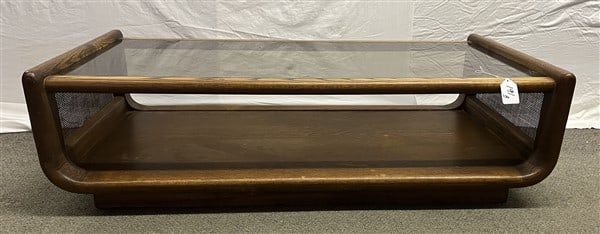 Very Cool Mid-Cent. Glass Top Coffee Table (1 of 3)