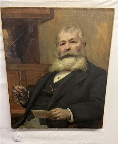 Unframed Portrait Mary Waterman Bonsall 25" x 30": Unframed Portrait Mary Waterman Bonsall 25" x 30"