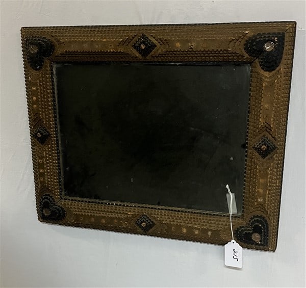 Tramp Art Mirror 22" x 26.5" (1 of 3)