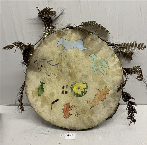 Large Indian Drum: Large Indian Drum