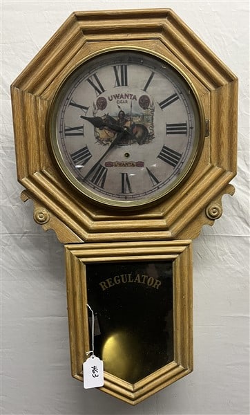 34" Regulator with Indian Dial: Regulator with Indian Dial