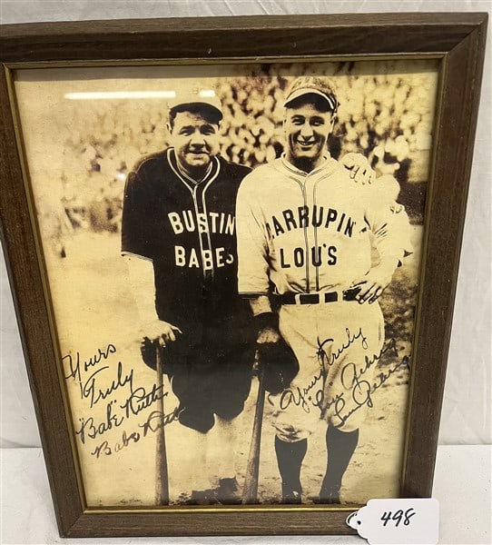 Ruth and Gehrig Photo Print: Ruth and Gehrig Photo Print