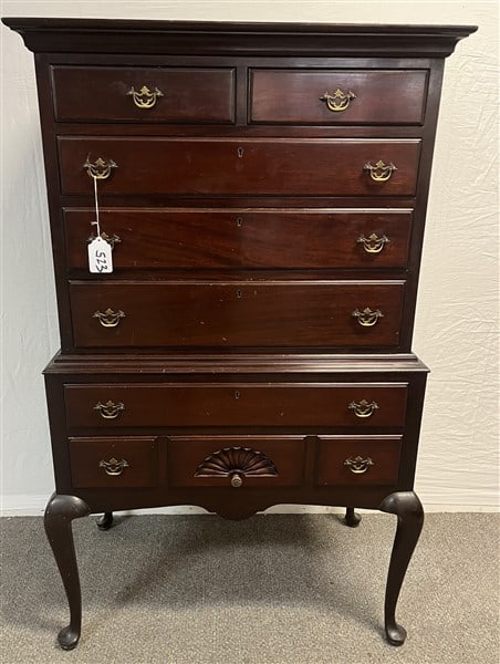 2 Part Flat Top Custom Highboy: 2 Part Flat Top Custom Highboy