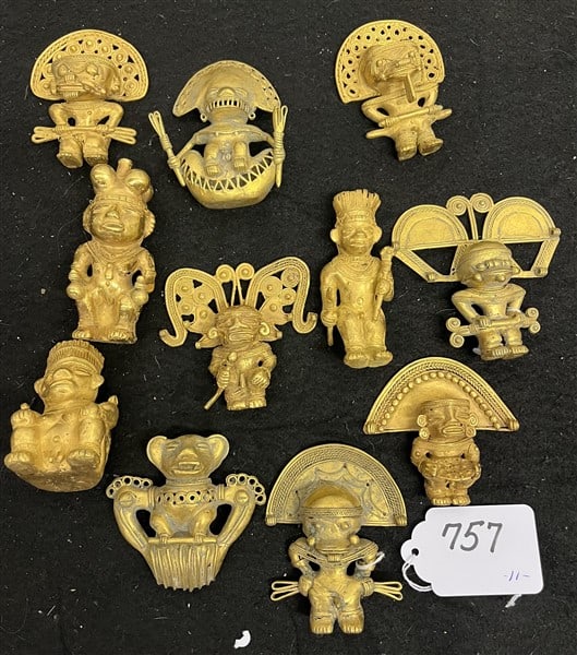 11 Inca Style Figures: 11 Inca Style Figures