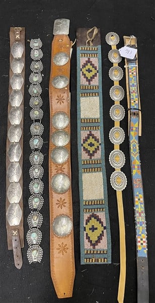 6 Indian Belts: 6 Indian Belts