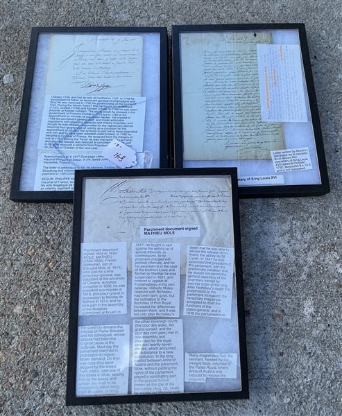 3 Handwritten Documents/Correspondence: 3 Handwritten Documents/Correspondence