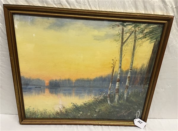 Framed Art "Twilight", A.C. Boyd 24 x 27: Framed Art "Twilight", A.C. Boyd 24 x 27