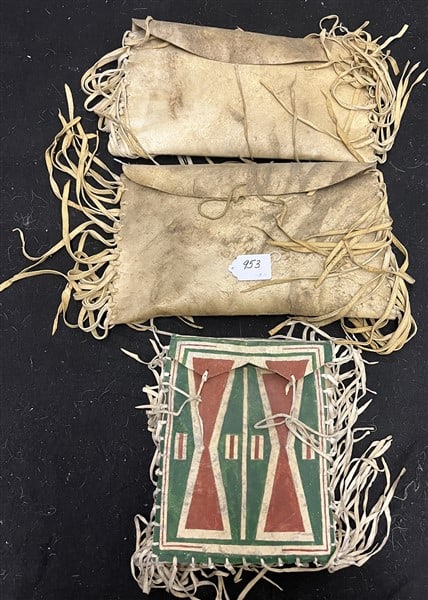 3 Buffalo Hide Satchels: 3 Buffalo Hide Satchels