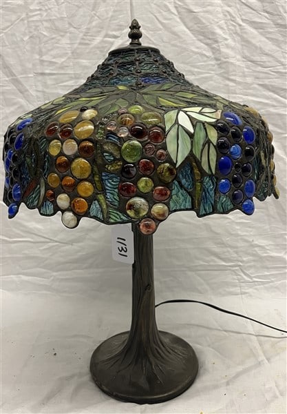 Leaded Glass Lamp Auction