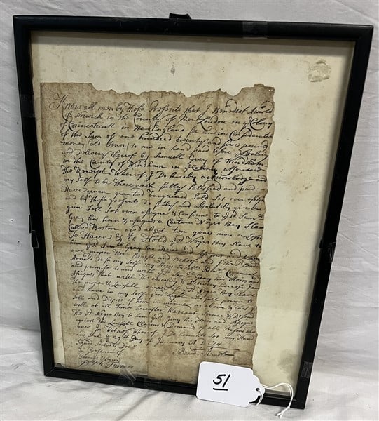 Document sgnd Benedict Arnold (1 of 2)