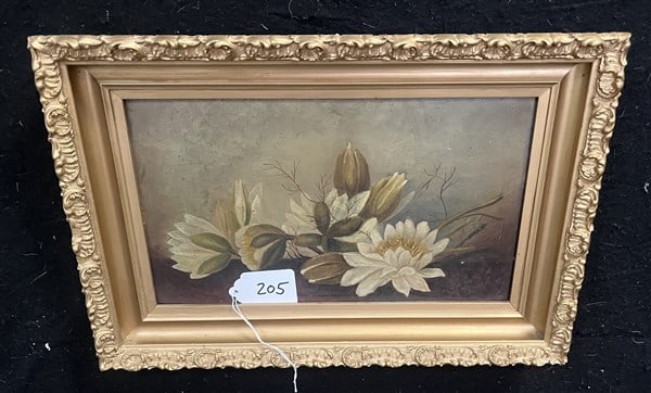 ca 1900 Landscape Oil on Board 13 x 19 (1 of 2)