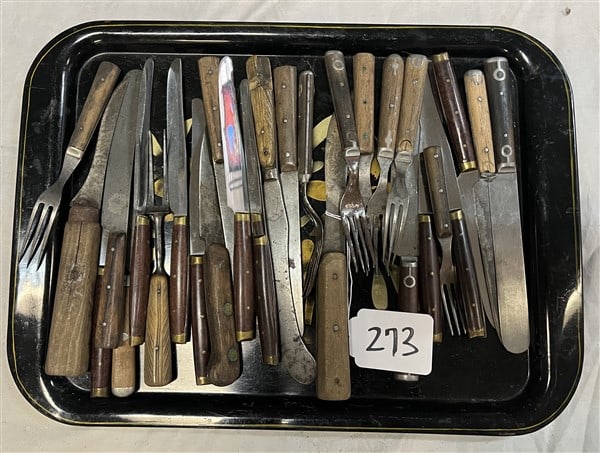 Tray of Utilitarian Cutlery: Tray of Utilitarian Cutlery
