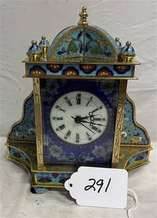 8" Enameled Carriage Clock: 8" Enameled Carriage Clock