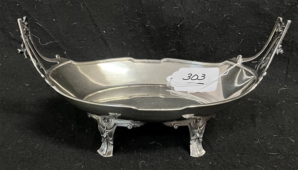Elegant 2 Handle Sterling Bowl approx. 20 Troy (1 of 3)